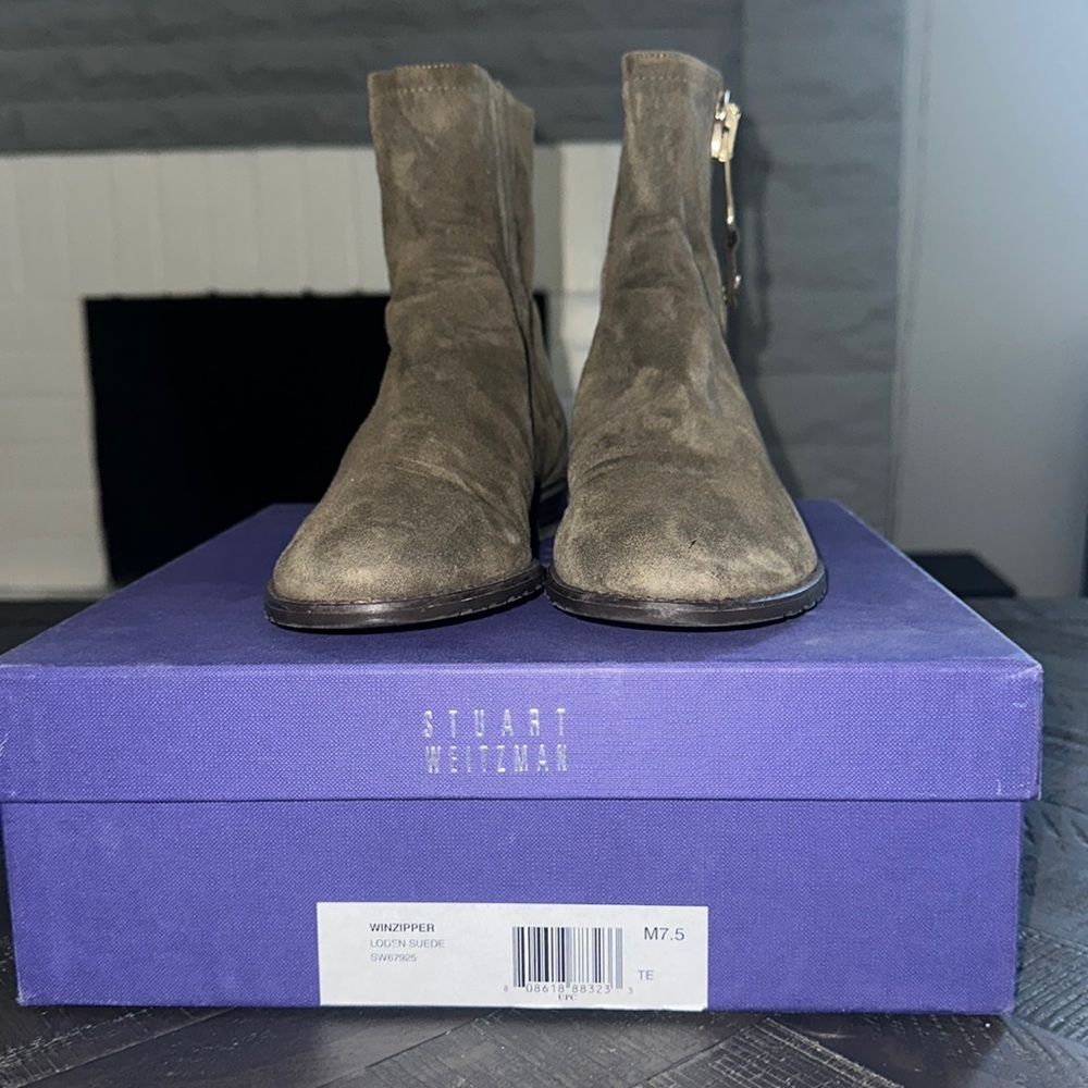 Stuart Weirzman Winzipper Boot Size 7.5 - image 2